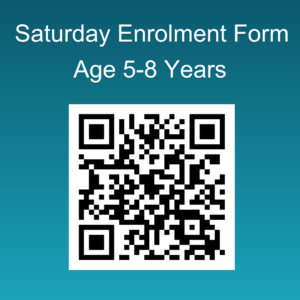 Saturday Enrolment 5-8 Years